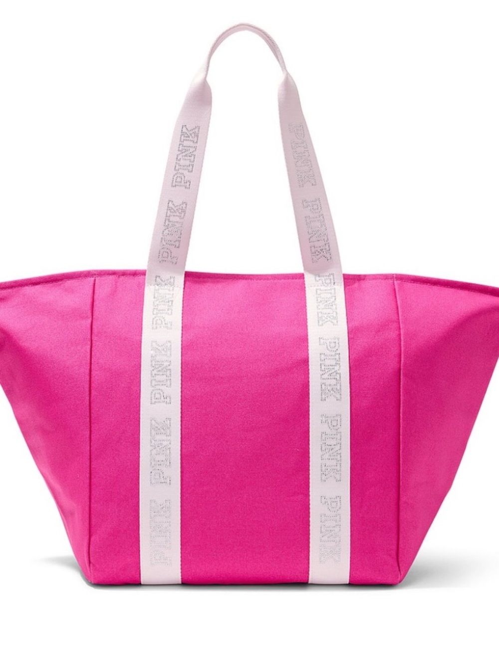 Victoria Secret PINK Rhinestone Gemstone Tote Bag Weekend Shopping Overnight